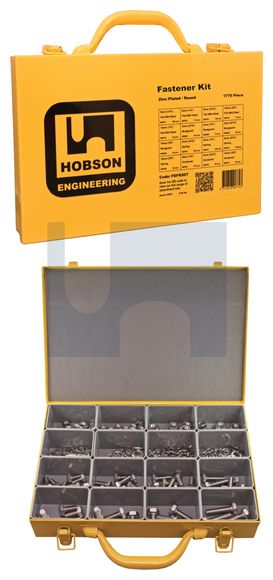 HOBSON BOLT NUT WASHER ASSORTMENT KIT 316 STAINLESS M5-6 12-25MM